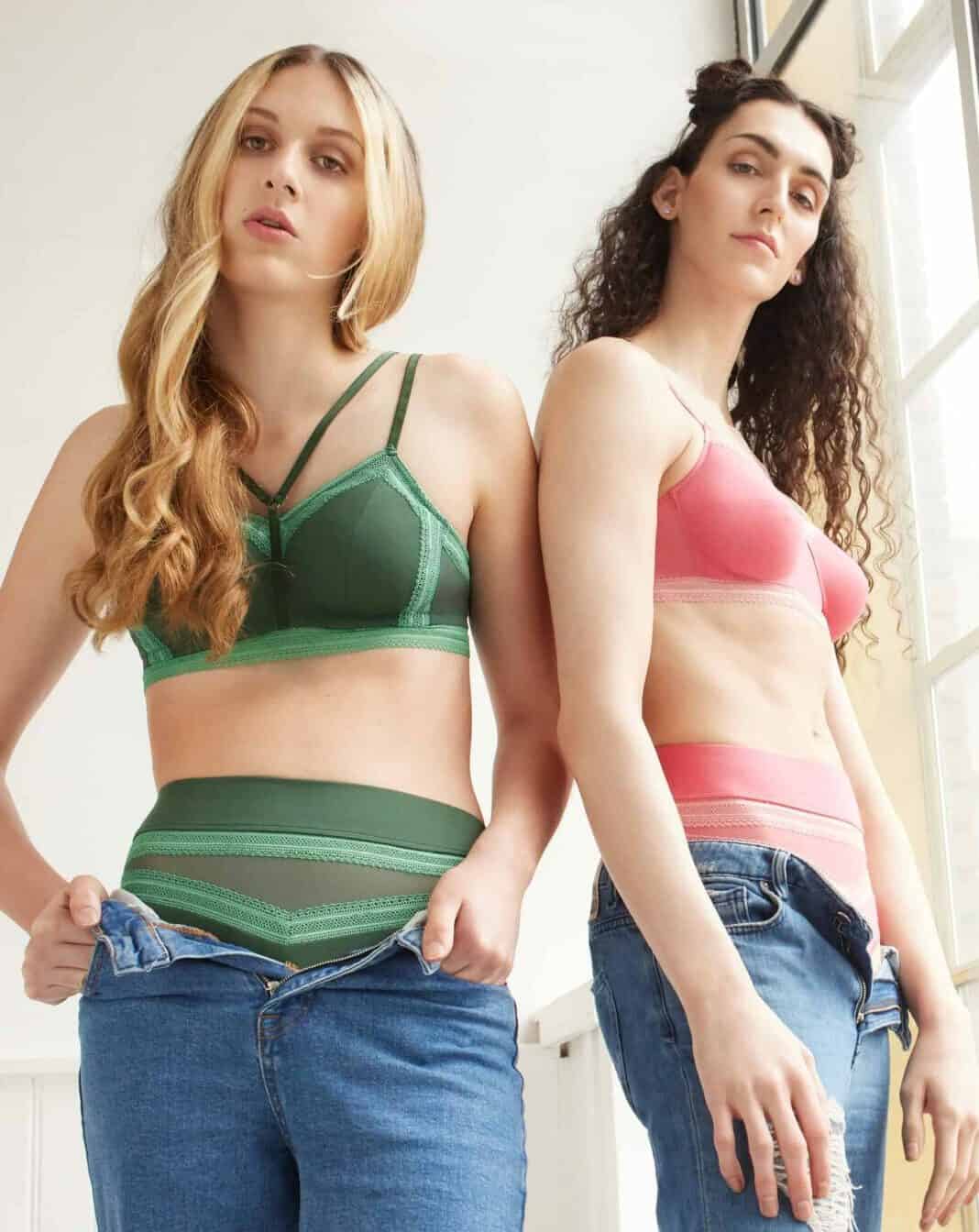 Frankie Lane transgender lingerie final product and CAD design